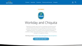 Workday and Chiquita
