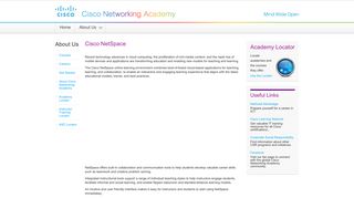 About Cisco NetSpace - Networking Academy