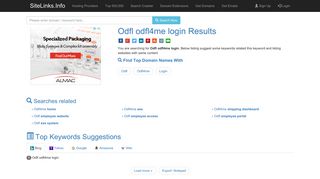 Odfl odfl4me login Results For Websites Listing - SiteLinks.Info