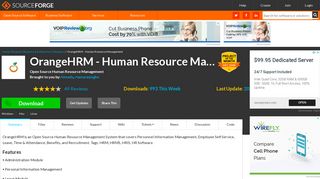 OrangeHRM - Human Resource Management download ...