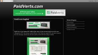 PaidVerts.com: PaidVerts English