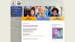 Contact Us - Palm Beach County School District