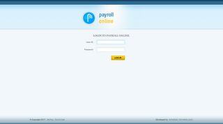 Payroll Online: Login