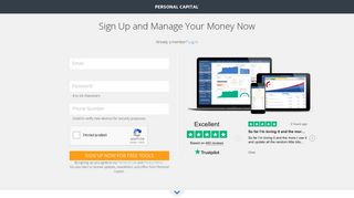 Sign Up for an Account | Personal Capital