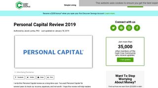 Personal Capital Review 2018 | A Robust Tool to Track Your Finances