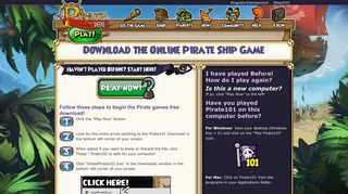 Online Pirate Ship Games | Pirate 101 Game Free Download