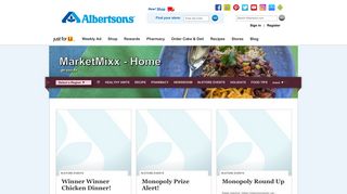 Albertsons » Monopoly® Collect & Win Game