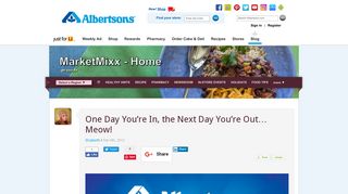 One Day You're In, the Next Day You're Out… Meow! - Albertsons