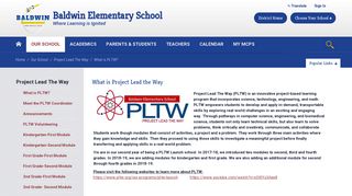 Project Lead The Way / What is PLTW?