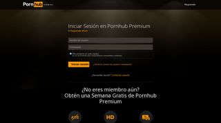 Iniciar Sesión y Acceder a los Videos de Porno ... - Pornhub Premium