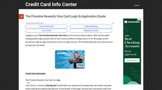The Priceline Rewards Visa Card Login & Application Guide