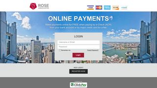 Rose Associates | Online Payments - ClickPay