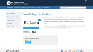 RioLearn | Rio Salado College