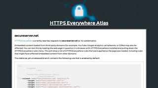 secureserver.net - HTTPS Everywhere Atlas