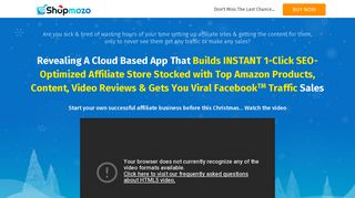 ShopMozo – The Ultimate Affiliate Store Builder Instantly