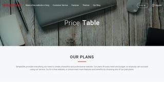 Pricing - SimpleSite.com