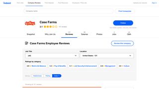 Working at Case Farms: 119 Reviews | Indeed.com