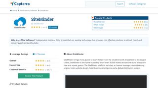 SiteMinder Reviews and Pricing - 2019 - Capterra