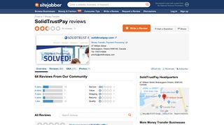 SolidTrustPay Reviews - 64 Reviews of Solidtrustpay.com | Sitejabber