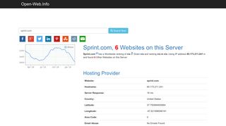 Sprint.com is Online Now - Open-Web.Info