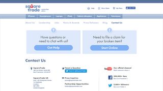 SquareTrade Protection Plans - Extended Warranties - Contact ...