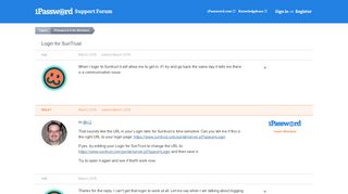 Login for SunTrust — 1Password Forum
