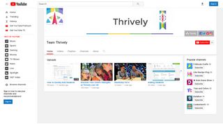 Team Thrively - YouTube