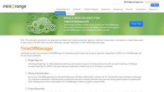 Step-by-Step Guide TimeOffManager Single Sign On Solution (SSO)