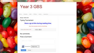Year 3 GBS: Typing Tournament