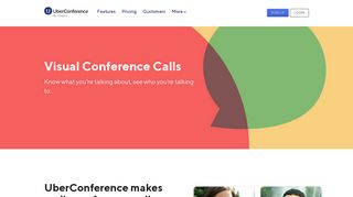 Visual Conference Calls | UberConference