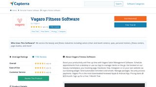 Vagaro Fitness Software Reviews and Pricing - 2019 - Capterra