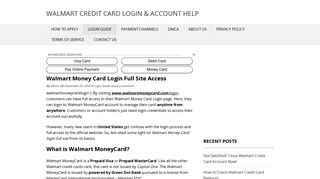 www.walmartmoneycard.com/login - Walmart Money Card Login Full ...