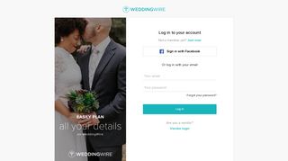 User login - WeddingWire.com