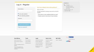 Log In - Register | Western Union