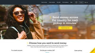 Send & Transfer Money to the US | Western Union US