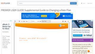 PREMIER USER GUIDE Supplemental Guide to Changing a Rate ...