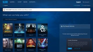 Blizzard Support - Blizzard Entertainment