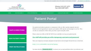 Patient Portal - Reflux, Stomach Pain, Ulcers - Louis Wilson, MD