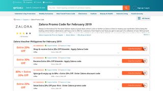 Zalora PH Voucher | 25% OFF Promo Code February 2019