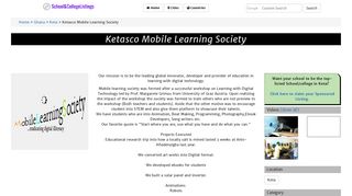 Ketasco Mobile Learning Society, Keta 2019