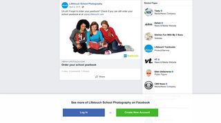 Uh-oh! Forgot to order your yearbook?... - Lifetouch School ... - Facebook