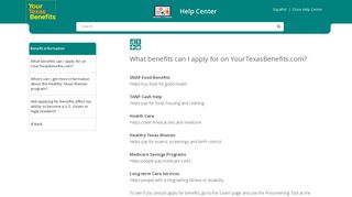 Partner Login - Your Texas Benefits - Learn