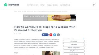 How to Configure HTTrack for a Website With Password Protection ...