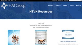 HTVN Resources | HAI Group