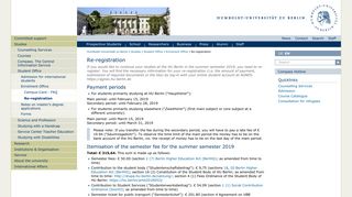 Re-registration — Humboldt-Universität zu Berlin