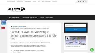 Solved : Huawei 4G wifi wingle default username , password E8372h ...