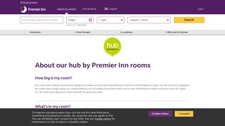 My room | FAQs | hub by Premier Inn