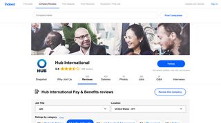 Working at Hub International: 70 Reviews about Pay & Benefits ...