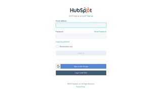Sign in - Login to Hubspot