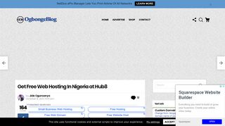 Get Free Web Hosting In Nigeria at Hub8 – OgbongeBlog